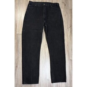 Hunt Club Mens 40x36 Black Jeans Denim Straight Relaxed Cotton
